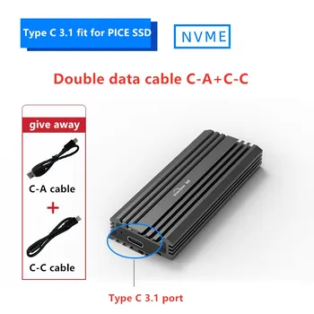 BlueendlessSSD Enclosure PCIE NVMe M.2 ssd case Hard Drive Disk cases with heat dissipation rack type c 3.1 high speed Case
BlueendlessSSD Enclosure PCIE NVMe M.2 ssd case Hard Drive Disk cases with heat dissipation rack type c 3.1 high speed Case