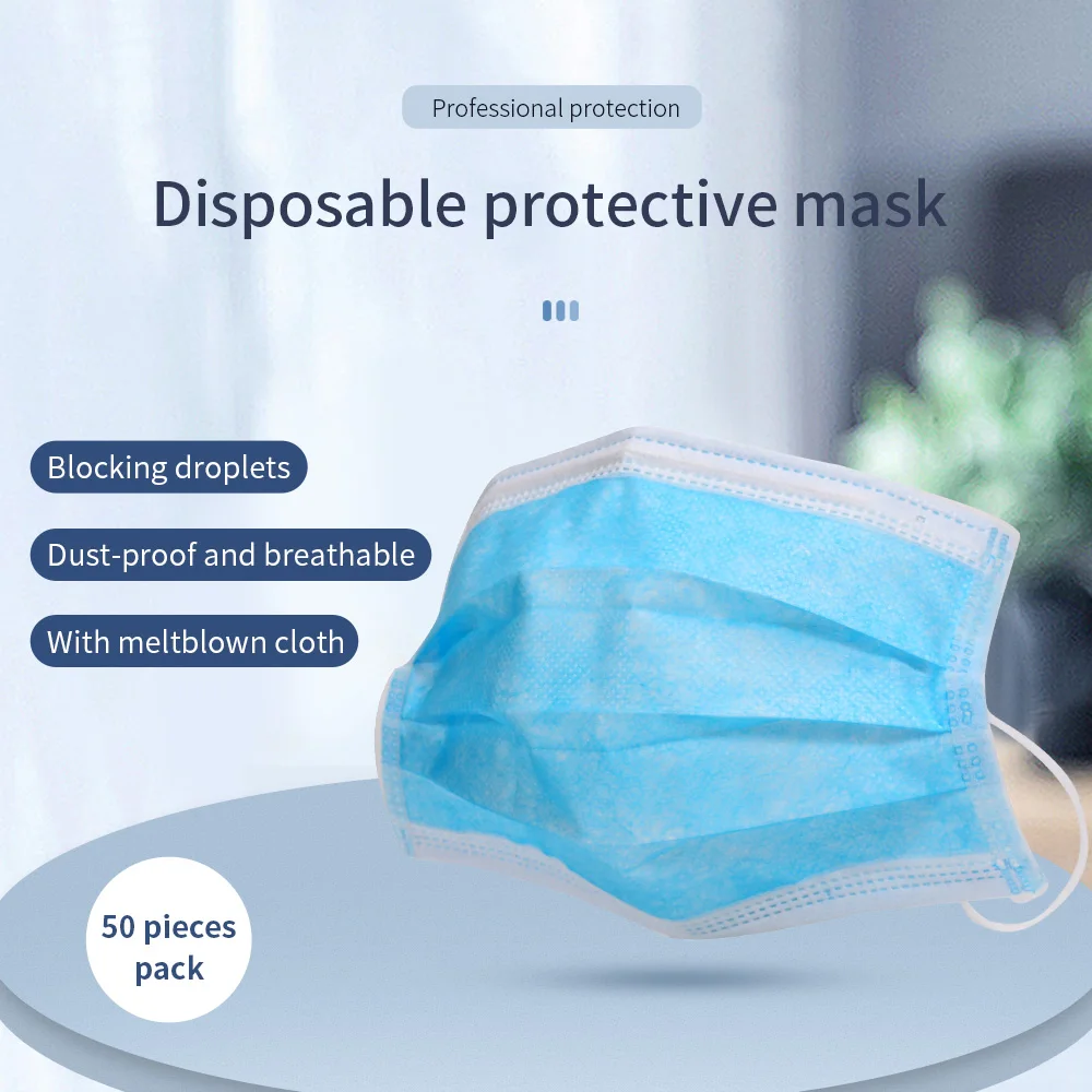 Disposable Medical Mask Non Wove 3 Layer Ply Filter Safe Breathable Surgical Face Mouth Mask Breathable Anti-Dust Earloops Mask Disposable Medical Mask Non Wove 3 Layer Ply Filter Safe Breathable Surgical Face Mouth Mask Breathable Anti-Dust Earloops Mask