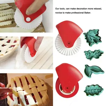 6Pcs/Set Christmas Plastic Mold Set Pastry Wheel Decoration Plunger Simple And Convenient Kitchen Baking Cooking Supplies
6Pcs/Set Christmas Plastic Mold Set Pastry Wheel Decoration Plunger Simple And Convenient Kitchen Baking Cooking Supplies
