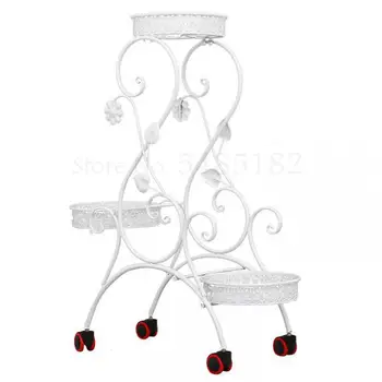 Wrought iron flower stand multi-layer push-pull mobile wheel flower stand living room flower pot stand floor green hanging hangi
Wrought iron flower stand multi-layer push-pull mobile wheel flower stand living room flower pot stand floor green hanging hangi