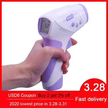 Fast Delivery Temperature Measurement Meter Non Contact IR Thermometer Ear and Forehead Body Thermometer Gun For Children Adults
Fast Delivery Temperature Measurement Meter Non Contact IR Thermometer Ear and Forehead Body Thermometer Gun For Children Adults