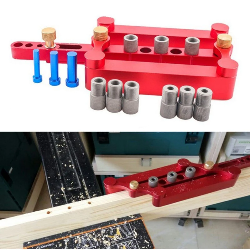 3 in 1 Punch Locator Self Centering Doweling Jig Set Dowel Drilling Tools Woodworking Joinery Hand Tool
3 in 1 Punch Locator Self Centering Doweling Jig Set Dowel Drilling Tools Woodworking Joinery Hand Tool