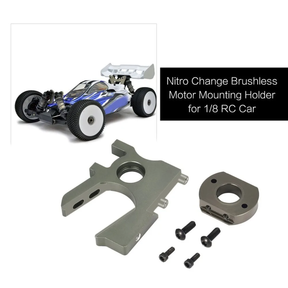 Aluminium Alloy Nitro Change Brushless Motor Mounting Holder for 1/8 Scale Kyosho HSP FS Racing HOBAO RC Car hz
Aluminium Alloy Nitro Change Brushless Motor Mounting Holder for 1/8 Scale Kyosho HSP FS Racing HOBAO RC Car hz