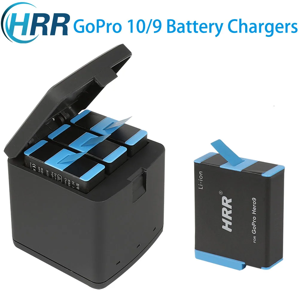 for GoPro Hero 10 9 1720 mAh Battery 3-Pack and 3-Channel USB Charger for GoPro Hero9 Black, GoPro Hero10 Black Accessories
for GoPro Hero 10 9 1720 mAh Battery 3-Pack and 3-Channel USB Charger for GoPro Hero9 Black, GoPro Hero10 Black Accessories