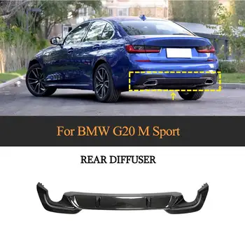 Car Rear Bumper Diffuser Lip Spoiler for BMW 3 Series G20 M Sport 2019 2020 Rear Bumper Diffuser Lip Spoiler Carbon Fiber 
Car Rear Bumper Diffuser Lip Spoiler for BMW 3 Series G20 M Sport 2019 2020 Rear Bumper Diffuser Lip Spoiler Carbon Fiber