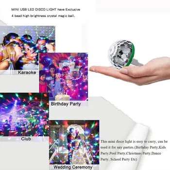 LED Music Bulb USB Lights DC 5V LED Stage Light KTV Voice Control Projector Portable Mini Disco Light Party Wedding Supplies
LED Music Bulb USB Lights DC 5V LED Stage Light KTV Voice Control Projector Portable Mini Disco Light Party Wedding Supplies