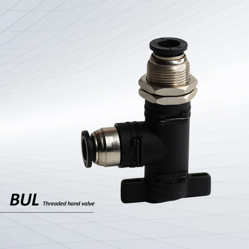 BUL Manual valve switch quick connector tracheal quick insert hand valve BUL4-01 BUL6-02 mini ball valve
BUL Manual valve switch quick connector tracheal quick insert hand valve BUL4-01 BUL6-02 mini ball valve