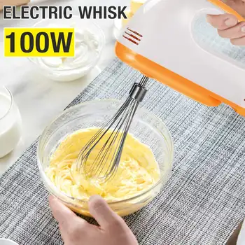 Electrical Handheld Food Blender 7 Speed Adjustable Whisk Cream Eggs Mixer 220V 100W non-slippery Stable high-horsepower
Electrical Handheld Food Blender 7 Speed Adjustable Whisk Cream Eggs Mixer 220V 100W non-slippery Stable high-horsepower