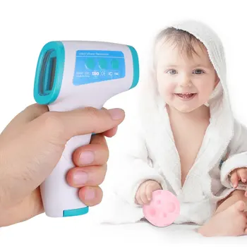 Digital Temperatur Thermometer IR Infrared Thermometer Non-contact Forehead Temperature instruments for Adult Baby
Digital Temperatur Thermometer IR Infrared Thermometer Non-contact Forehead Temperature instruments for Adult Baby