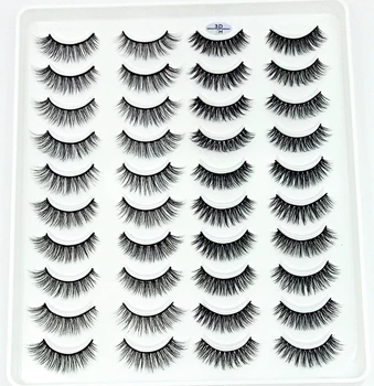 HBZGTLAD NEW 20 Pairs 3D Soft Mink False Eyelashes Handmade Wispy Fluffy Long Lashes Natural Eye Extension Makeup Kit Cilios H 
HBZGTLAD NEW 20 Pairs 3D Soft Mink False Eyelashes Handmade Wispy Fluffy Long Lashes Natural Eye Extension Makeup Kit Cilios H