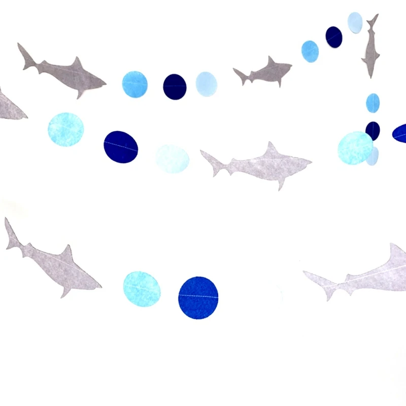 New Cute Shark Pull Flower Colored Flag String Baby Birthday Party Background Hanging Decoration
New Cute Shark Pull Flower Colored Flag String Baby Birthday Party Background Hanging Decoration