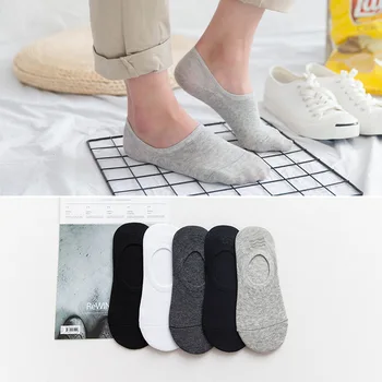 Men's Daily Causal Cotton Shallow Mouth Socks Solid Color Non-slip Men's Socks Versatile Comfortable Male Invisible Socks 
Men's Daily Causal Cotton Shallow Mouth Socks Solid Color Non-slip Men's Socks Versatile Comfortable Male Invisible Socks