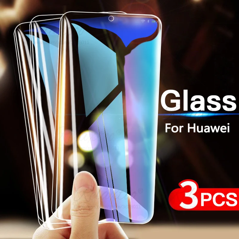 3PCS 9H Tempered Glass For Huawei P20 P30 P40 Lite pro honor 10 20 pro Screen Protector on honor 9 10 lite 10i Protective Film
3PCS 9H Tempered Glass For Huawei P20 P30 P40 Lite pro honor 10 20 pro Screen Protector on honor 9 10 lite 10i Protective Film