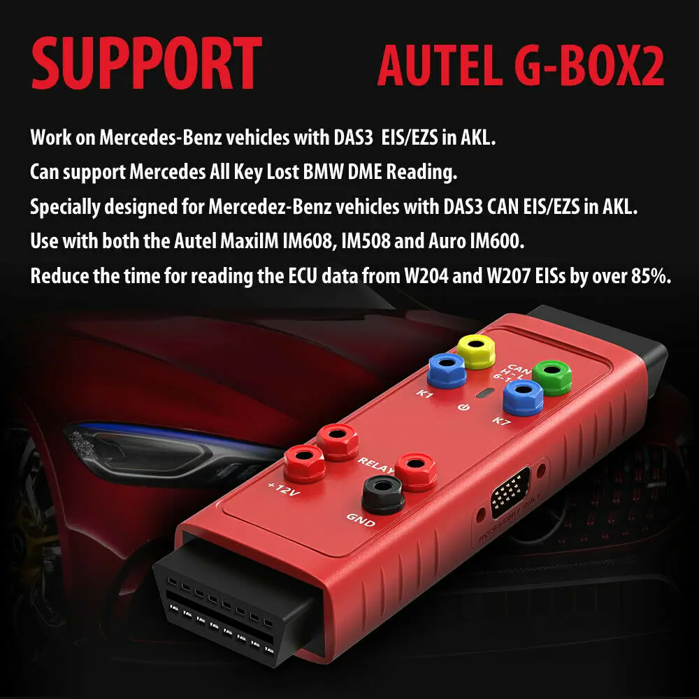 2020 Autel IM608 OBD2 Diagnostic Tool IMMO Key Programmer ECU Coding APB112+G-BOX2