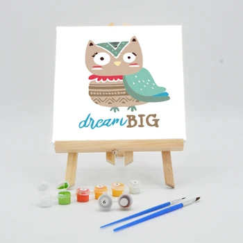 Canvas Oil Painting By Number For Kid 20×20cm With Frame Cartoon Owl Pictures DIY Digital Paint Acrylic Arts Child Coloring Kits
Canvas Oil Painting By Number For Kid 20×20cm With Frame Cartoon Owl Pictures DIY Digital Paint Acrylic Arts Child Coloring Kits