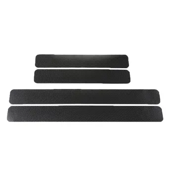 3D Car Door Protective Strip Scratch Protection Car Crash Barriers Door Guard Collision Carbon Fiber Car Sticker