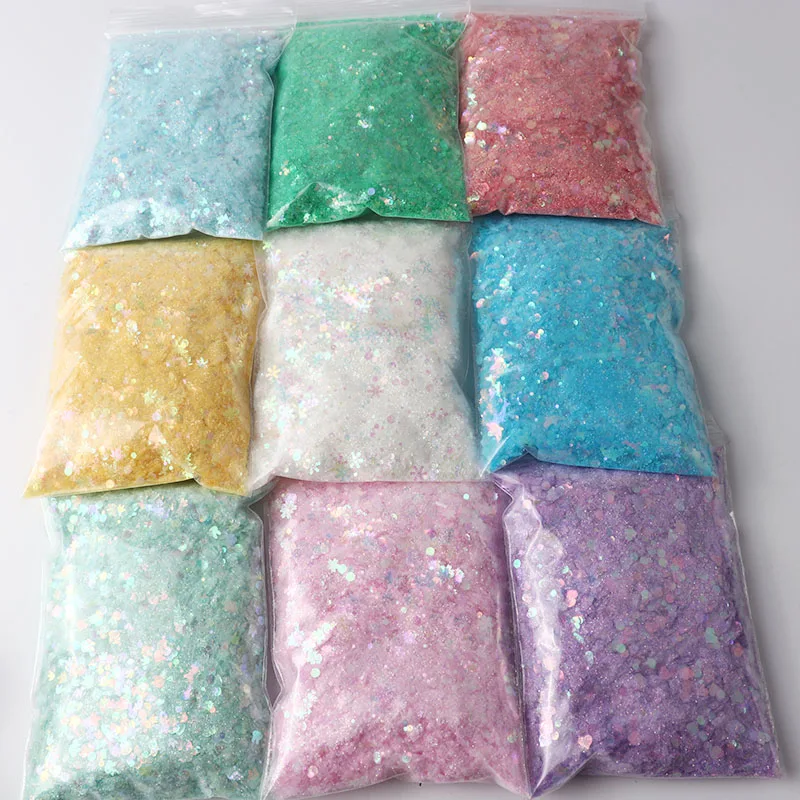 50G Nail Powder Mixed Nail Polish Glitter Art Sequins Bulk Polyester Glitter Powder Mixed Shape Flake Nail Manicure Decoration
50G Nail Powder Mixed Nail Polish Glitter Art Sequins Bulk Polyester Glitter Powder Mixed Shape Flake Nail Manicure Decoration