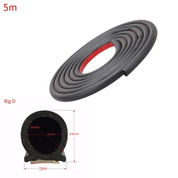 Weatherstrip Edge Waterproof Sound Insulation Car Door Adhesive D-shape Trim Seal Strip Rubber
Weatherstrip Edge Waterproof Sound Insulation Car Door Adhesive D-shape Trim Seal Strip Rubber