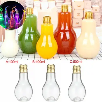Innovative Light Bulb Drink Juice Bottles Cute Juicer Milk Summer Water Bottle (Random Light Color Delivery)
Innovative Light Bulb Drink Juice Bottles Cute Juicer Milk Summer Water Bottle (Random Light Color Delivery)