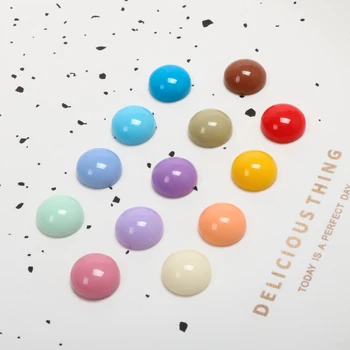 Mini 14mm color solid color cute flower heart resin round patch DIY handmade jewelry earrings accessories materials 
Mini 14mm color solid color cute flower heart resin round patch DIY handmade jewelry earrings accessories materials