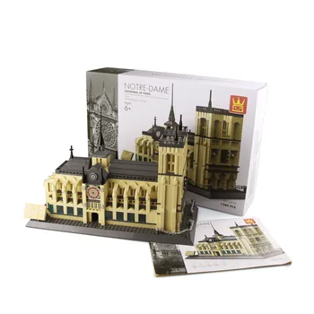 New 1380pcs World Famous Architecture Notre Dame Cathedral Building Blocks Model City Bricks Street View Toys
New 1380pcs World Famous Architecture Notre Dame Cathedral Building Blocks Model City Bricks Street View Toys