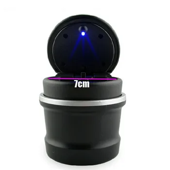 1pc Car Ashtray With LED Lamp Multi-functional Ashtray Storage Jar For BMW Black 9*9.5cm Steel+Plastic Accessoies
1pc Car Ashtray With LED Lamp Multi-functional Ashtray Storage Jar For BMW Black 9*9.5cm Steel+Plastic Accessoies