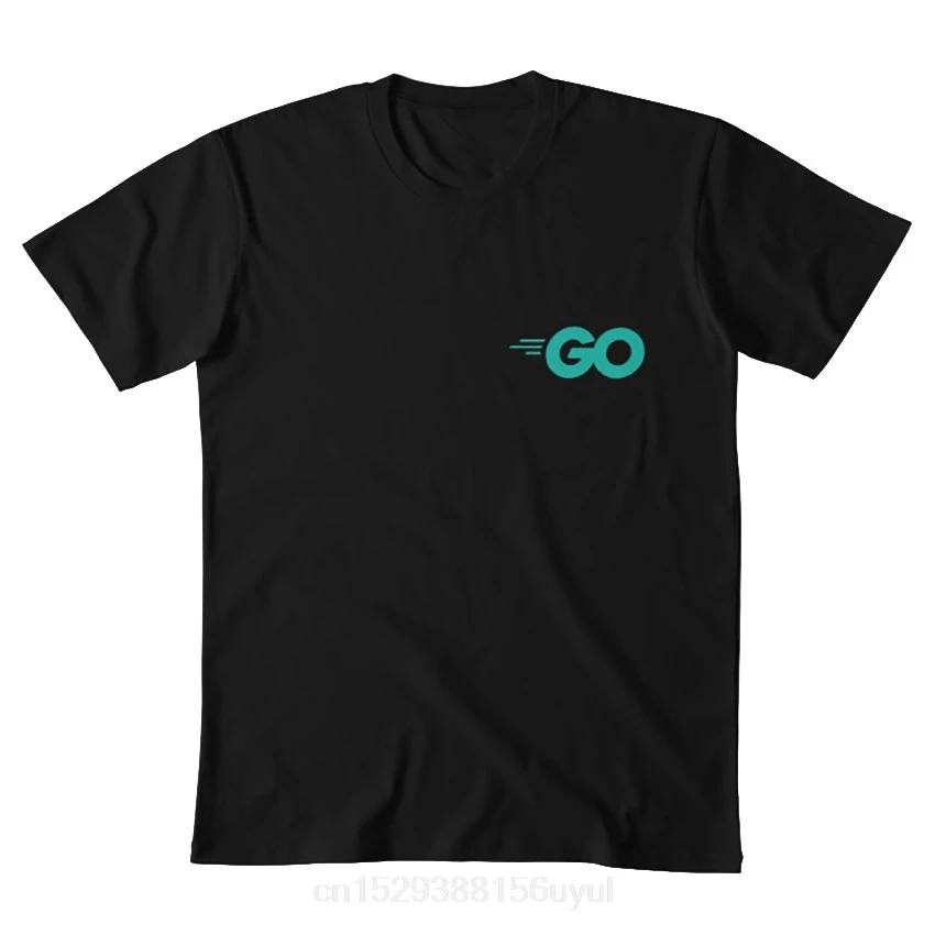 Go-Golang (Аква) Футболка go pyton html-css golang mysql-программирование кодирование | Мужская