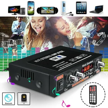 G30 Digital Home Amplifier Bluetooth HIFI Stereo Subwoofer Music Player Support FM TF AUX 2 Channel With Remote Control Louder
G30 Digital Home Amplifier Bluetooth HIFI Stereo Subwoofer Music Player Support FM TF AUX 2 Channel With Remote Control Louder