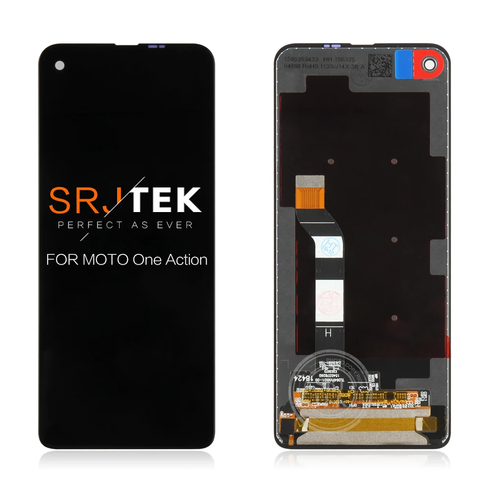 100% протестирован для Motorola One Action LCD Moto XT2013 дисплей дигитайзер Датчик стеклянная
