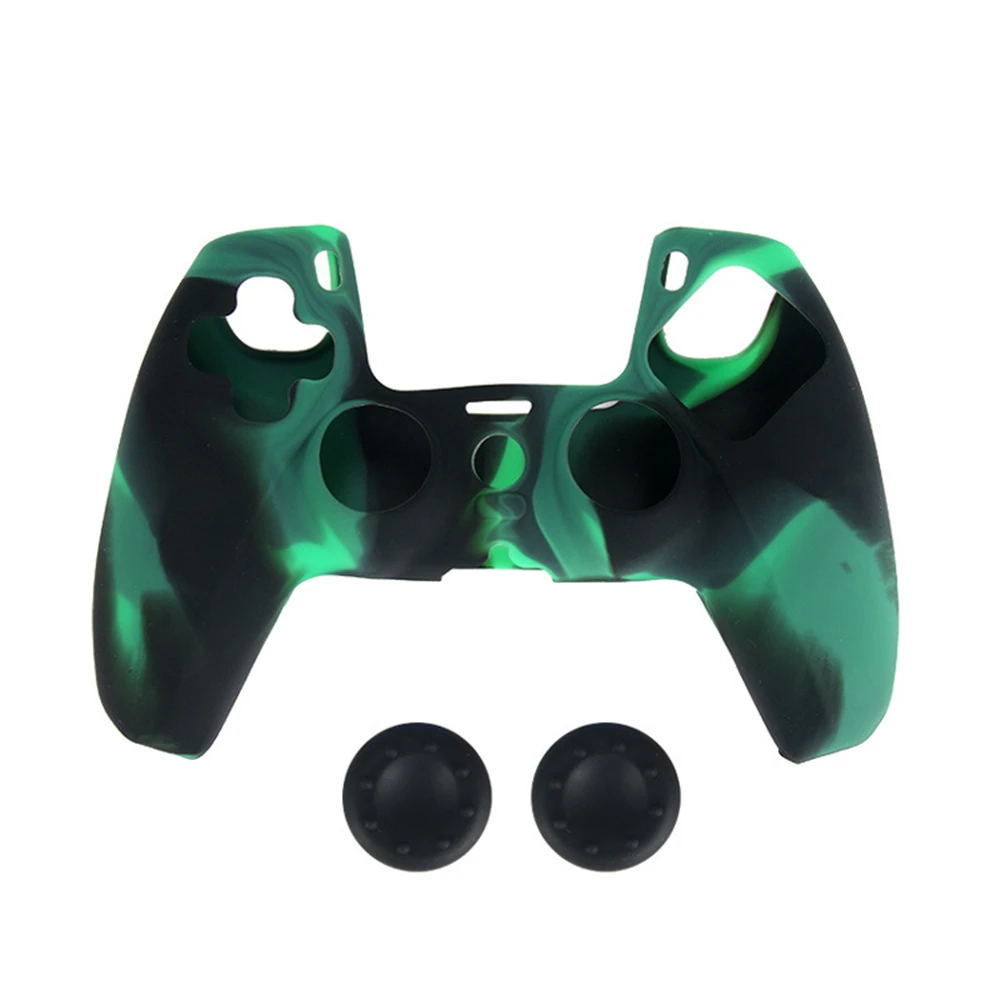 Camouflage Silicone Protective Case Cover Skin For Sony Playstation 5 PS5 Controller Gamepad for DualSense PS5
Camouflage Silicone Protective Case Cover Skin For Sony Playstation 5 PS5 Controller Gamepad for DualSense PS5