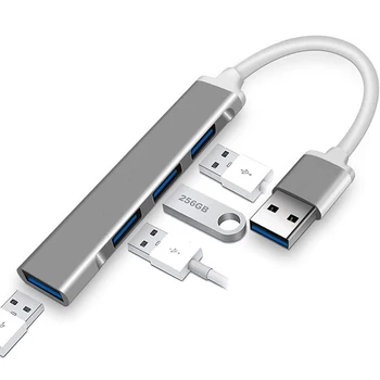 4 Port USB 3.0 Hub Extensions Ultra Slim Portable One With Four USB Docking Station Splitter High-Speed Transmission Hub H-best
4 Port USB 3.0 Hub Extensions Ultra Slim Portable One With Four USB Docking Station Splitter High-Speed Transmission Hub H-best
