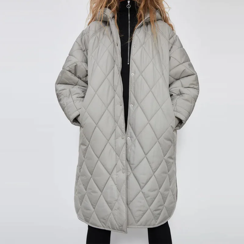Women's Hooded Jacket with Pockets, Long Sleeves, Monochromatic, Warm Overcoats, Streetwear, Female Outwear, Winter
Women's Hooded Jacket with Pockets, Long Sleeves, Monochromatic, Warm Overcoats, Streetwear, Female Outwear, Winter