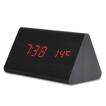 Led Multi-Function Wood Clock Temperature Fashion Creative Voice Control Mute Multi-Group Alarm Clock Bamboo Wood Green Light
Led Multi-Function Wood Clock Temperature Fashion Creative Voice Control Mute Multi-Group Alarm Clock Bamboo Wood Green Light