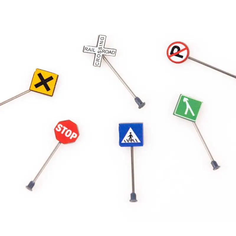 14pcs/set 1/87 Scale Model Mini Traffic Signs Building Sand Table Model Accessories Micro Landscape Decoration Road Sign
14pcs/set 1/87 Scale Model Mini Traffic Signs Building Sand Table Model Accessories Micro Landscape Decoration Road Sign