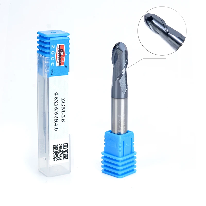 CNC Parts Straight Shank Ball END Milling ZGM-2B 8X16/60R4.0mm Two Edges for CNC Milling Cutting
CNC Parts Straight Shank Ball END Milling ZGM-2B 8X16/60R4.0mm Two Edges for CNC Milling Cutting