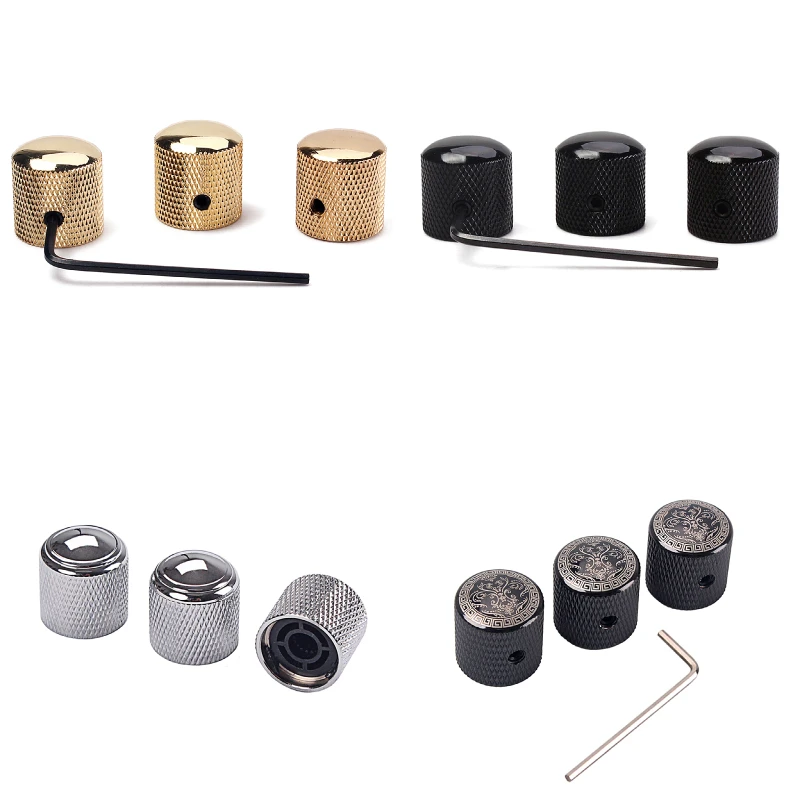 Metal Electric Guitar Knobs Bass Durable Metal Volume Tone Cap Dome Knobs Guitarra Cap Tone Control Knobs
Metal Electric Guitar Knobs Bass Durable Metal Volume Tone Cap Dome Knobs Guitarra Cap Tone Control Knobs