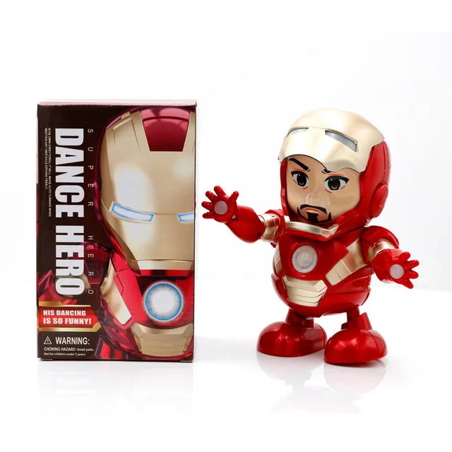 Hot Toys Avengers Endgame Dancing Iron Man Super Hero Robot with LED Music Flashlight Tony Stark Electric Figure Toy for Kids
Hot Toys Avengers Endgame Dancing Iron Man Super Hero Robot with LED Music Flashlight Tony Stark Electric Figure Toy for Kids