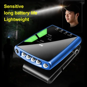 5V USB Rechargeable Flashlight with Sensor 4/6LED Powerful Headlamp Hunting Fishing Clip-On Head Light Torch Night Light
5V USB Rechargeable Flashlight with Sensor 4/6LED Powerful Headlamp Hunting Fishing Clip-On Head Light Torch Night Light