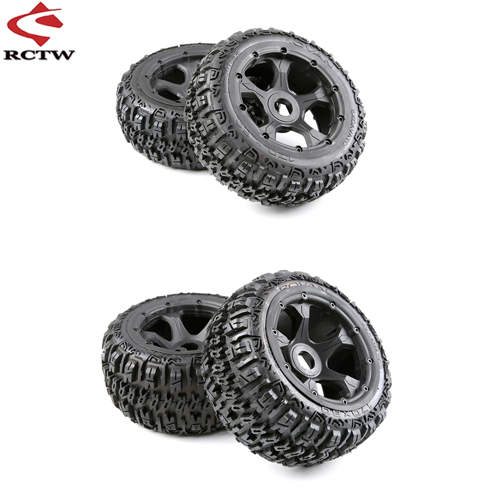 Complete Rubber Front and Rear Wheel Tire Kits for 1/5 HPI BAJA 5B Rovan King Motor
Complete Rubber Front and Rear Wheel Tire Kits for 1/5 HPI BAJA 5B Rovan King Motor