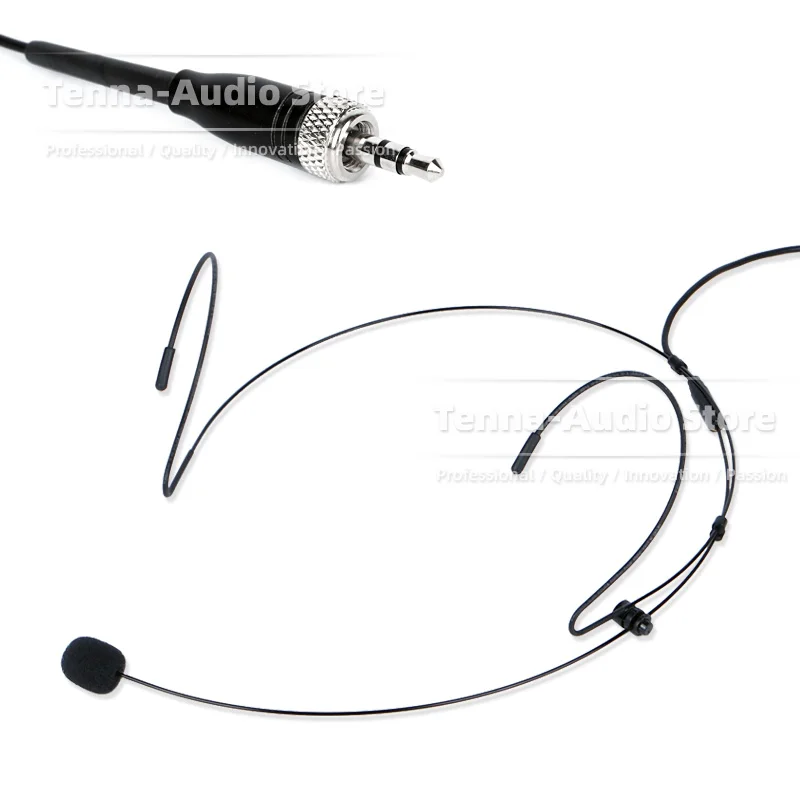 

3.5 mm Stereo Screw Locking Headworn Headset Microphone For SENNHEISER EW 100 112 135 145 500 G1 G2 G3 Wireless System Bodypack