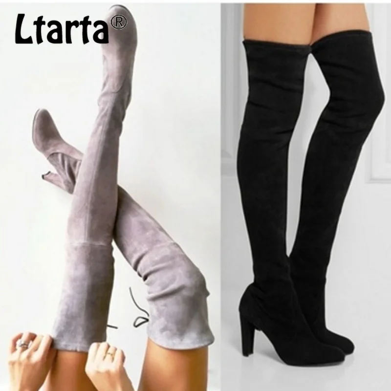 LTARTA 2019 Earing Spring Women's long Boots over Knee High Boots 8 cm Heels Classic Grey Black Point High quality .HYKL-9527
LTARTA 2019 Earing Spring Women's long Boots over Knee High Boots 8 cm Heels Classic Grey Black Point High quality .HYKL-9527