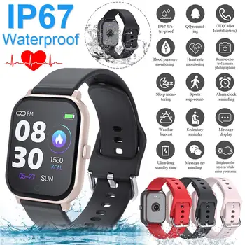 Smart Watch 1.3" Touch Screen Waterproof Health Tracker Message Reminder Smart Wristwatch Compatible With Android iOS Aluminum
Smart Watch 1.3" Touch Screen Waterproof Health Tracker Message Reminder Smart Wristwatch Compatible With Android iOS Aluminum
