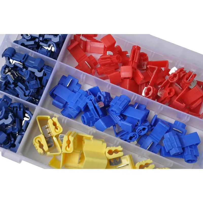 85Pcs Quick Splice Terminals Crimp For Cars Electrical Cable Connector Red 22-18 AWG Blue 18-14 AWG Yellow 12-10AWG Car Terminal
85Pcs Quick Splice Terminals Crimp For Cars Electrical Cable Connector Red 22-18 AWG Blue 18-14 AWG Yellow 12-10AWG Car Terminal