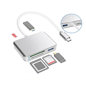 Multi-function XQD Card Reader All-in-one Type C To XQD Card Reader XQD 1X SD 1X TF/Micro SD Card Slot
Multi-function XQD Card Reader All-in-one Type C To XQD Card Reader XQD 1X SD 1X TF/Micro SD Card Slot