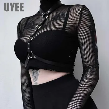 UYEE 2019 Women Harajuku Leather Harness Belt Body Bondage Sexy Harness Gothic Garter Belt Lingerie
UYEE 2019 Women Harajuku Leather Harness Belt Body Bondage Sexy Harness Gothic Garter Belt Lingerie