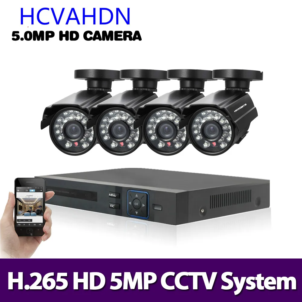 HCVAHDN H.265 4CH DVR CCTV System 4 Channel 5.0 MP IR Outdoor Security Cameras 1080P HDMI TVI CCTV DVR 5.0MP Surveillance Kit
HCVAHDN H.265 4CH DVR CCTV System 4 Channel 5.0 MP IR Outdoor Security Cameras 1080P HDMI TVI CCTV DVR 5.0MP Surveillance Kit