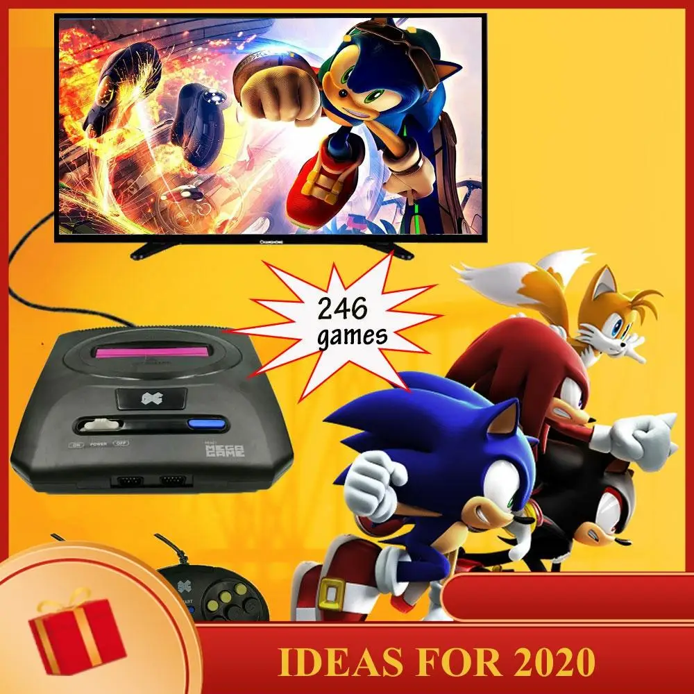 Mini Video TV Game 16 Bit For SEGA MD 2 Console AV Output Super Handheld Game Controller Wired Gamepad Built-in 368 Retro Games
Mini Video TV Game 16 Bit For SEGA MD 2 Console AV Output Super Handheld Game Controller Wired Gamepad Built-in 368 Retro Games