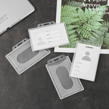 Hot Multi-use 10Pcs Vertical Transparent Vinyl Plastic Clears ID Card Badge Holder Work Card Holders Protector Cover Wholesale
Hot Multi-use 10Pcs Vertical Transparent Vinyl Plastic Clears ID Card Badge Holder Work Card Holders Protector Cover Wholesale
