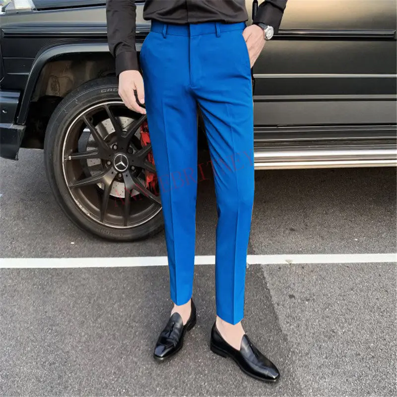 2023 Fashion Men White Suit Pants Custom Oversize Men Slim Fit Trousers Prom Dress Royal Blue Men's Pants
2023 Fashion Men White Suit Pants Custom Oversize Men Slim Fit Trousers Prom Dress Royal Blue Men's Pants