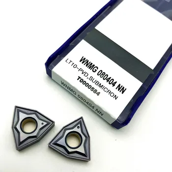 90 ° turning insert WNMG080408 NN LT10 external turning tool tungsten carbide tool, CNC lathe tool.
90 ° turning insert WNMG080408 NN LT10 external turning tool tungsten carbide tool, CNC lathe tool.